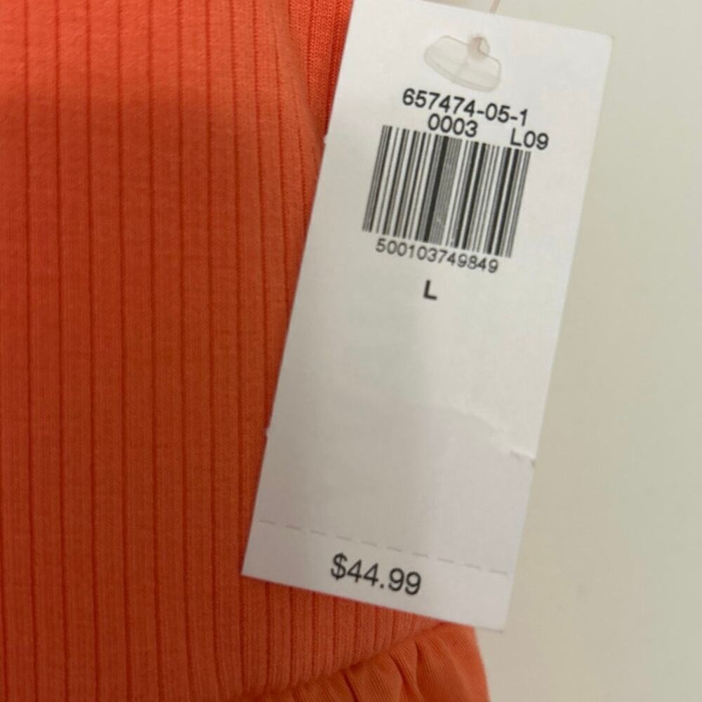 OLD NAVY NWT Coral Sleeveless Cotton A-Line Midi Dress Size Large Summer Beachy - Picture 5 of 11